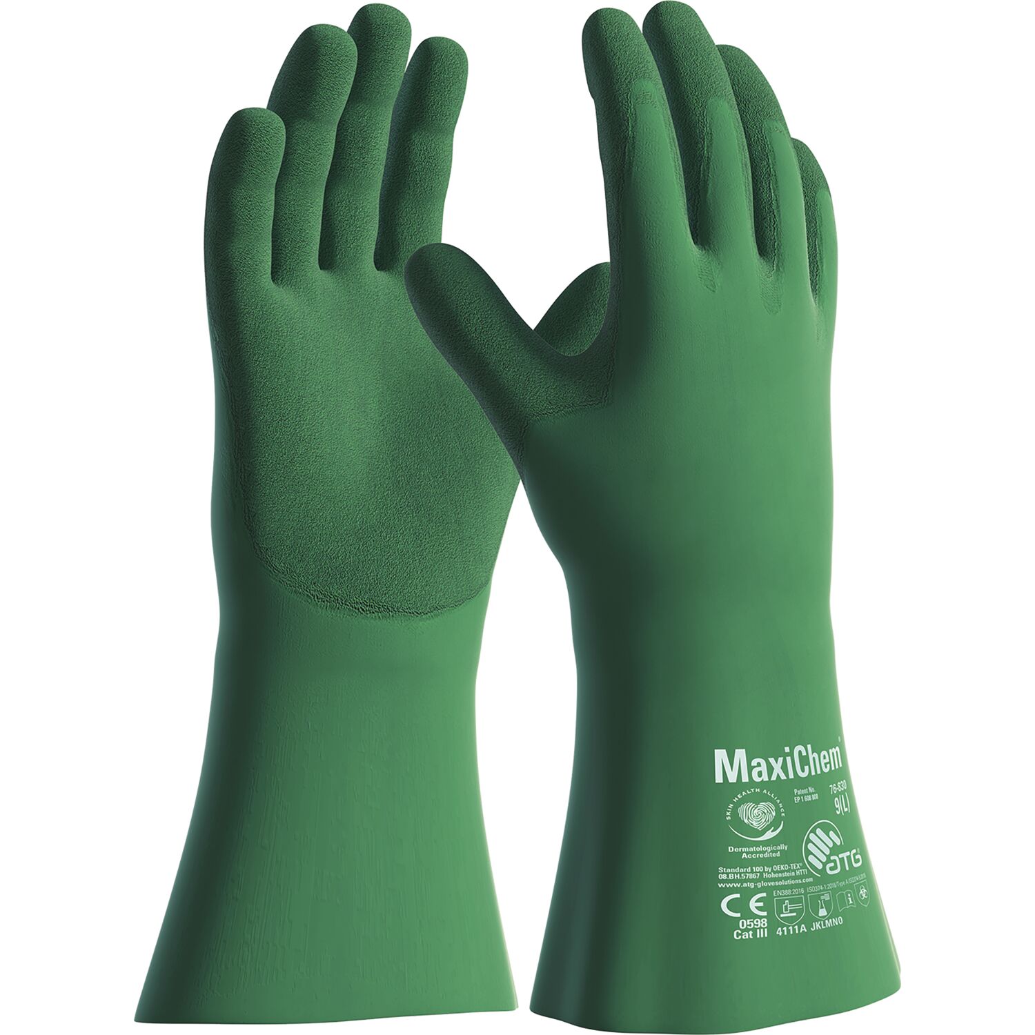 atg Chemikalien-Schutzhandschuh MaxiChem Größe 10 (12 Paar)