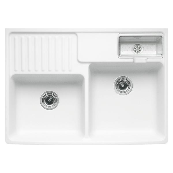 Villeroy & Boch Spülstein 632392R1 895 mm, Weiß Alpin