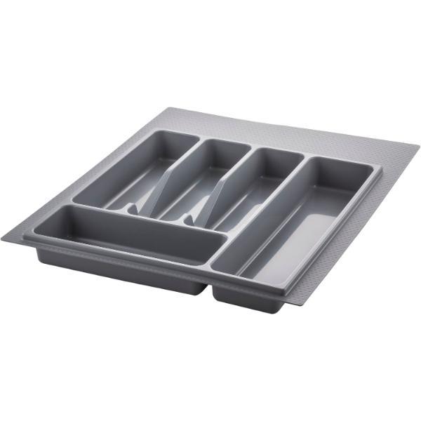 Volpato Besteckeinsatz Serie 72 KB 450 mm Kunststoff Silbergrau