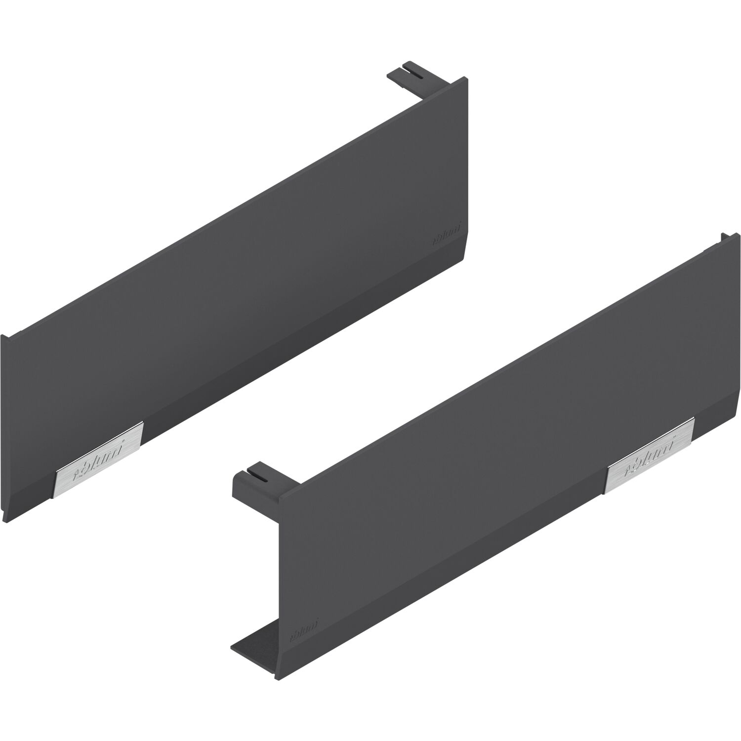 blum AVENTOS HF/HS/HL TOP Abdeckkappen-Set, Kunststoff tiefgrau