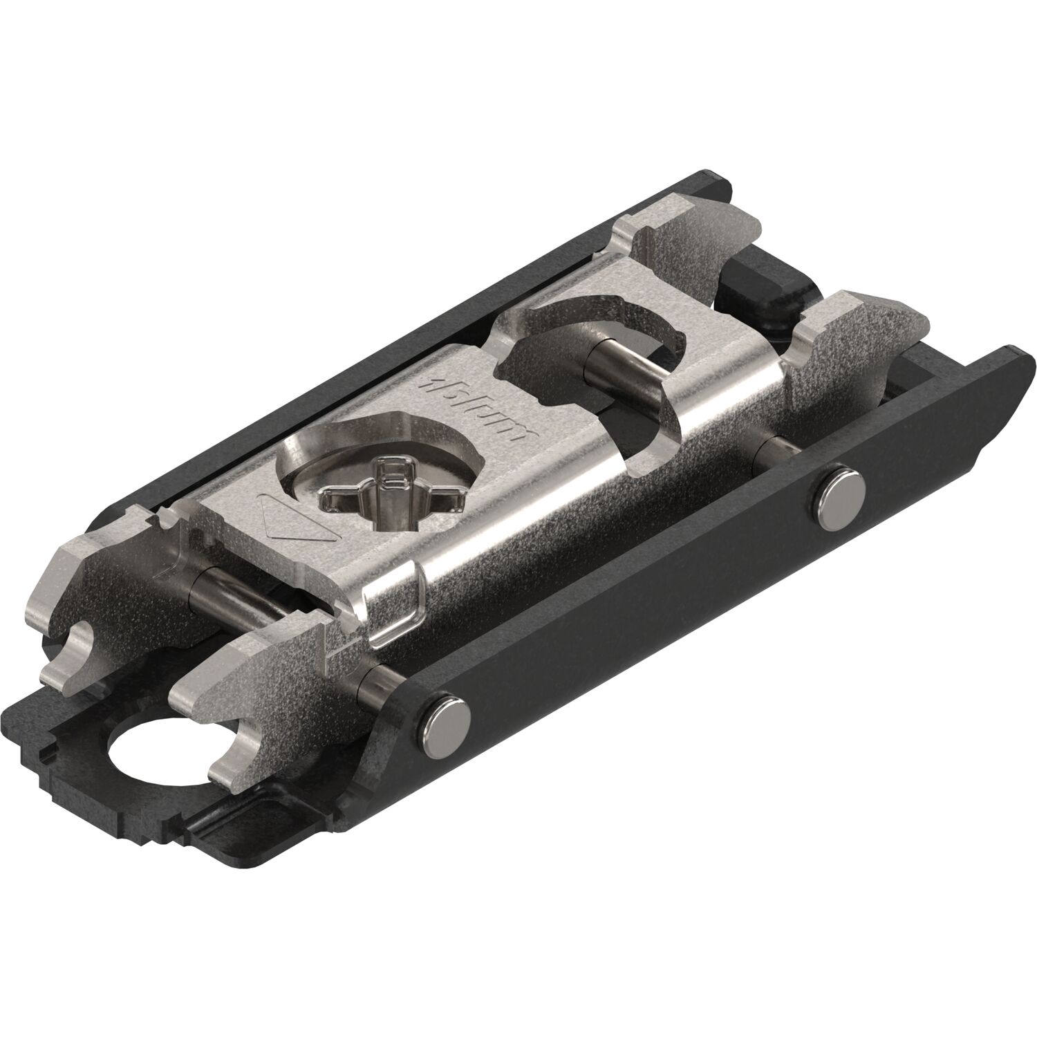 blum CLIP ONYX Exzenter Montageplatte gerade Stahl Schrauben Distanz 0mm