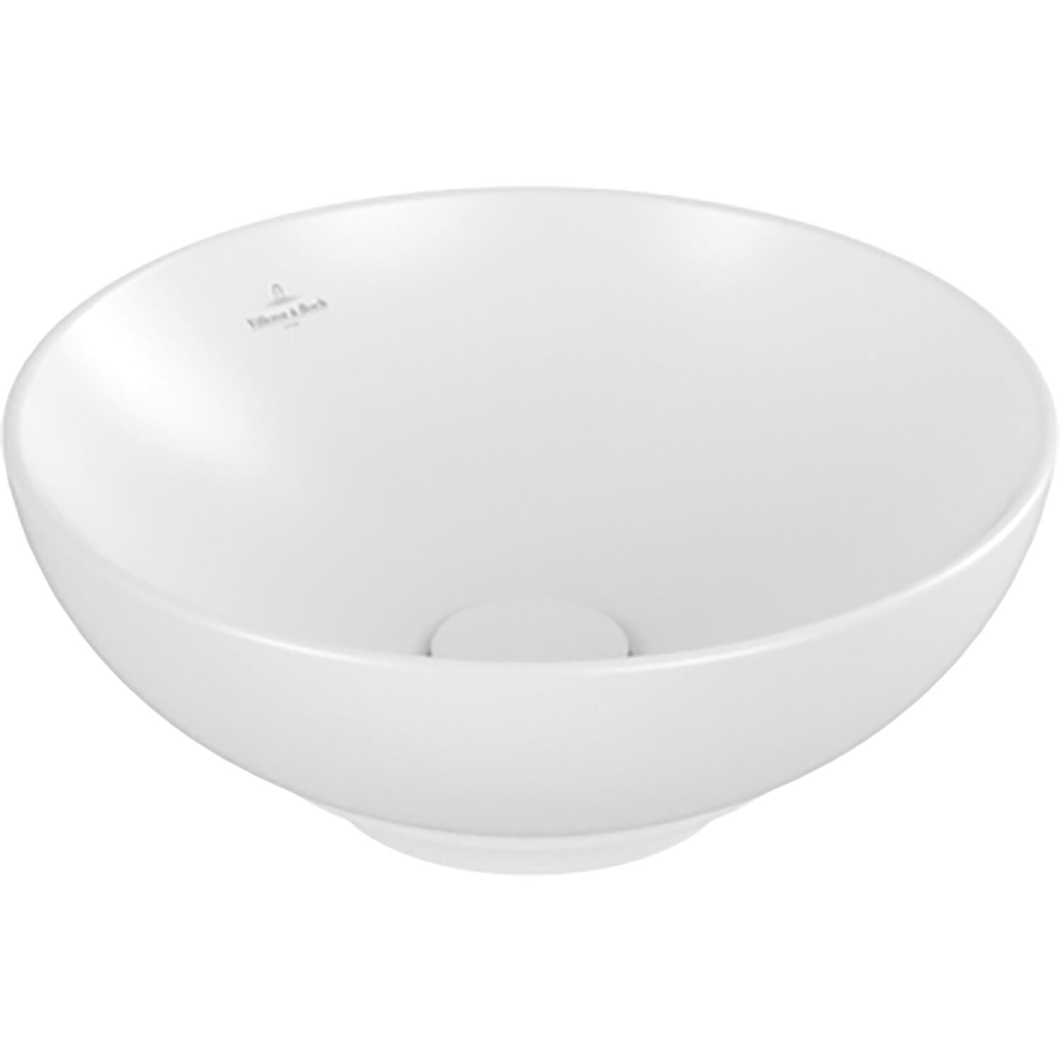 Villeroy & Boch Aufsatzwaschtisch L&F 4A4500RW ø 380 mm, Weiß matt