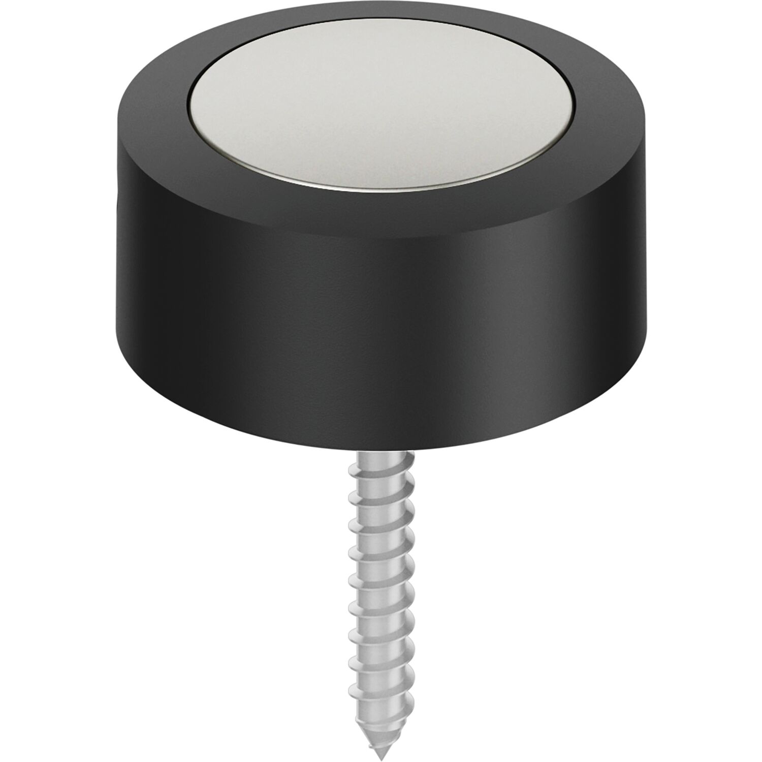FSB Bodentürpuffer 38 3878 ø 48 mm, Höhe 24 mm, Aluminium silber eloxiert