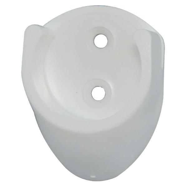 secOtec Schrankrohrlager rund 25mm Kunststoff weiß (2Stk)