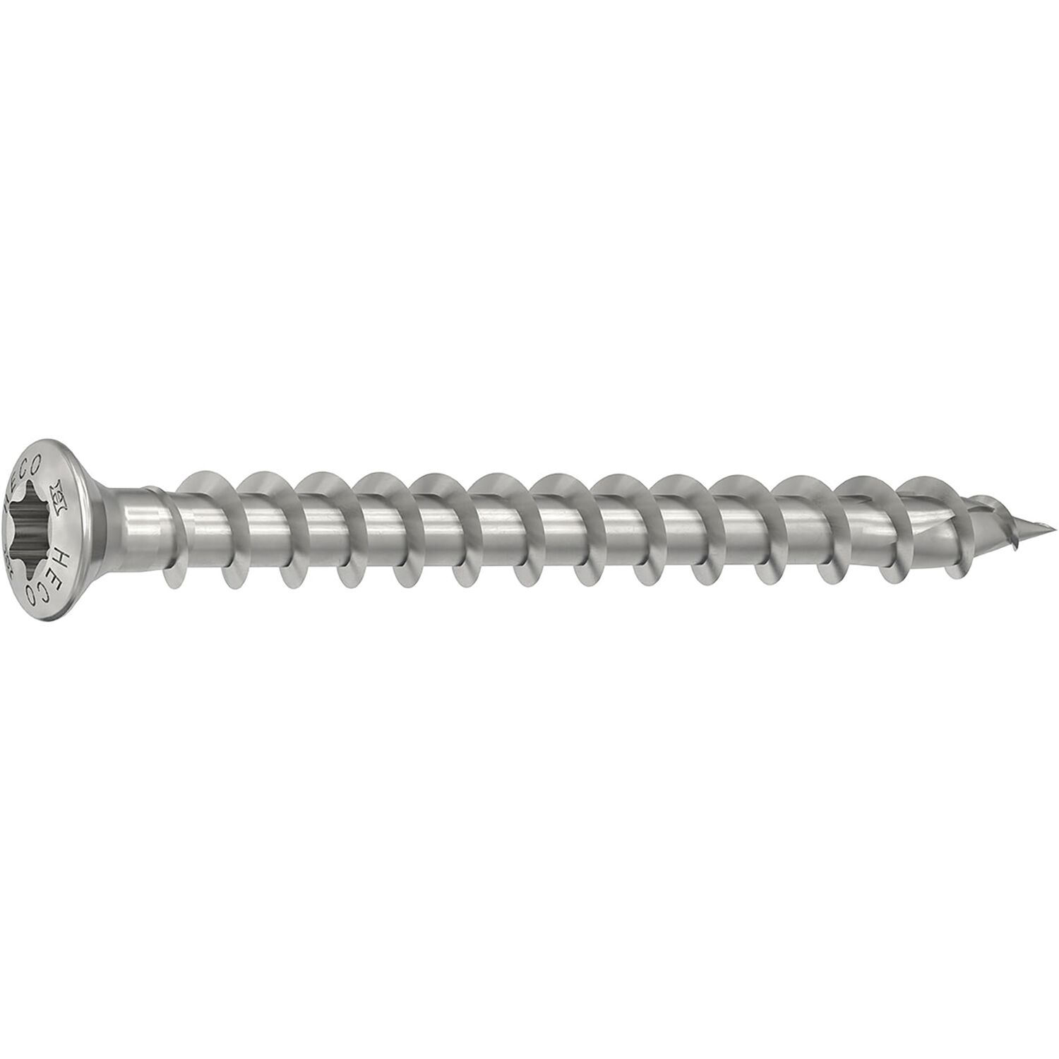 HECO-Topix-plus Fassadenschraube Linsensenkkopf 5.0x 80 Torx 20 Edelstahl A2 (200 Stück)