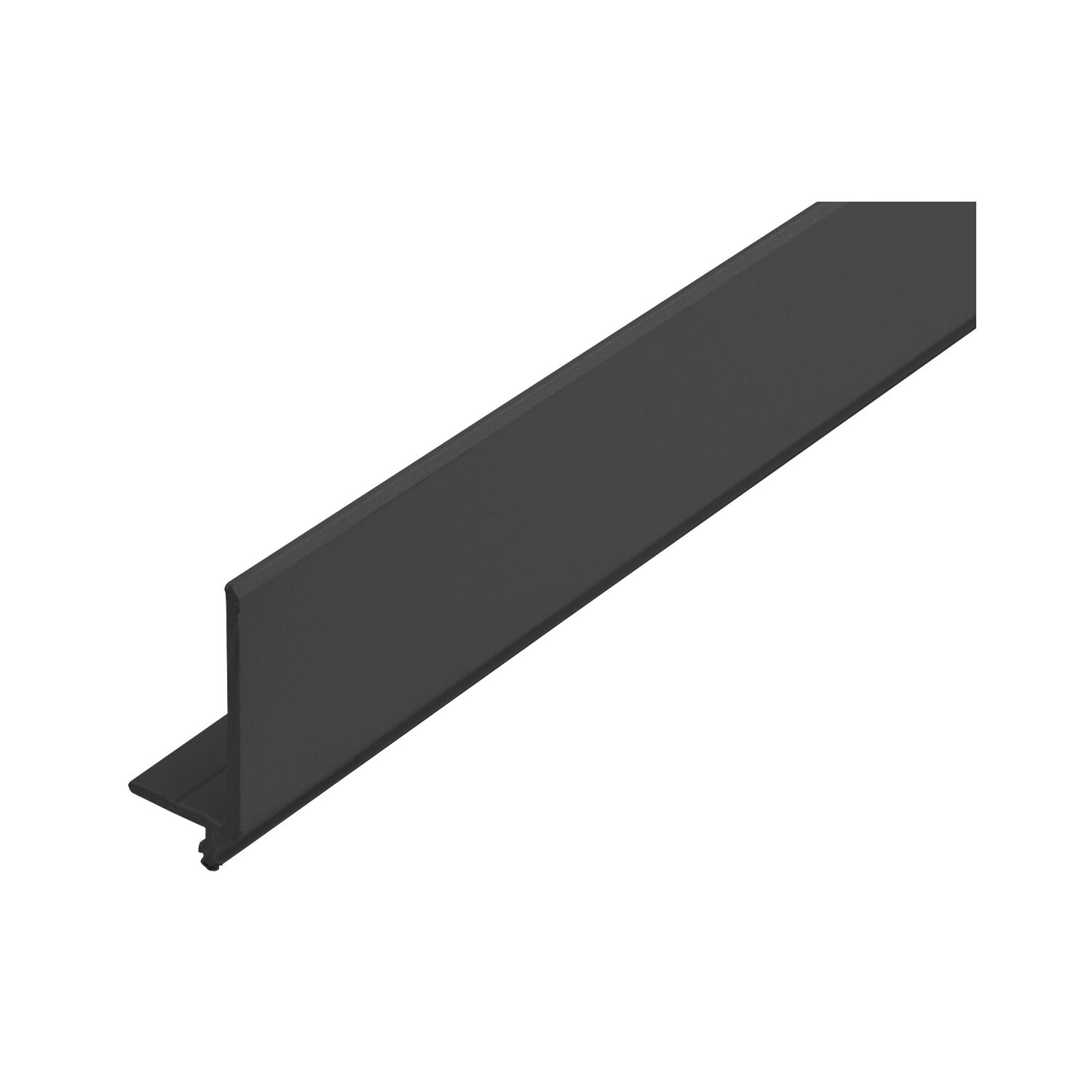 REHAU Frontblende, Breite 25 mm, Höhe 46 mm, L 2500 mm, Kunststoff schwarz