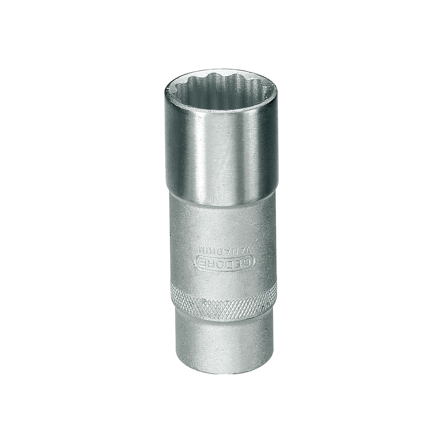 Gedore Steckschlüssel-Einsatz lang D19L DIN3124 1/2"vierkant 24.0 mm zwölfkant