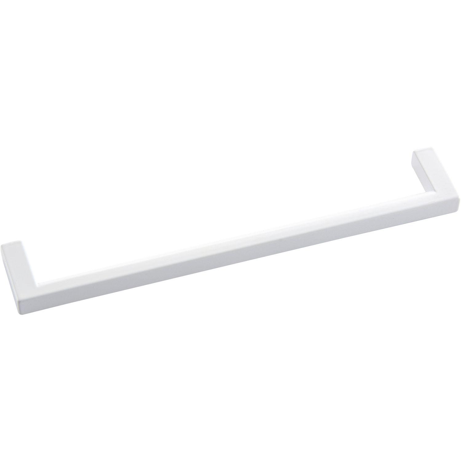 SIRO Griff Macha Lochabstand 192mm Breite 200mm zink weiß glänzend