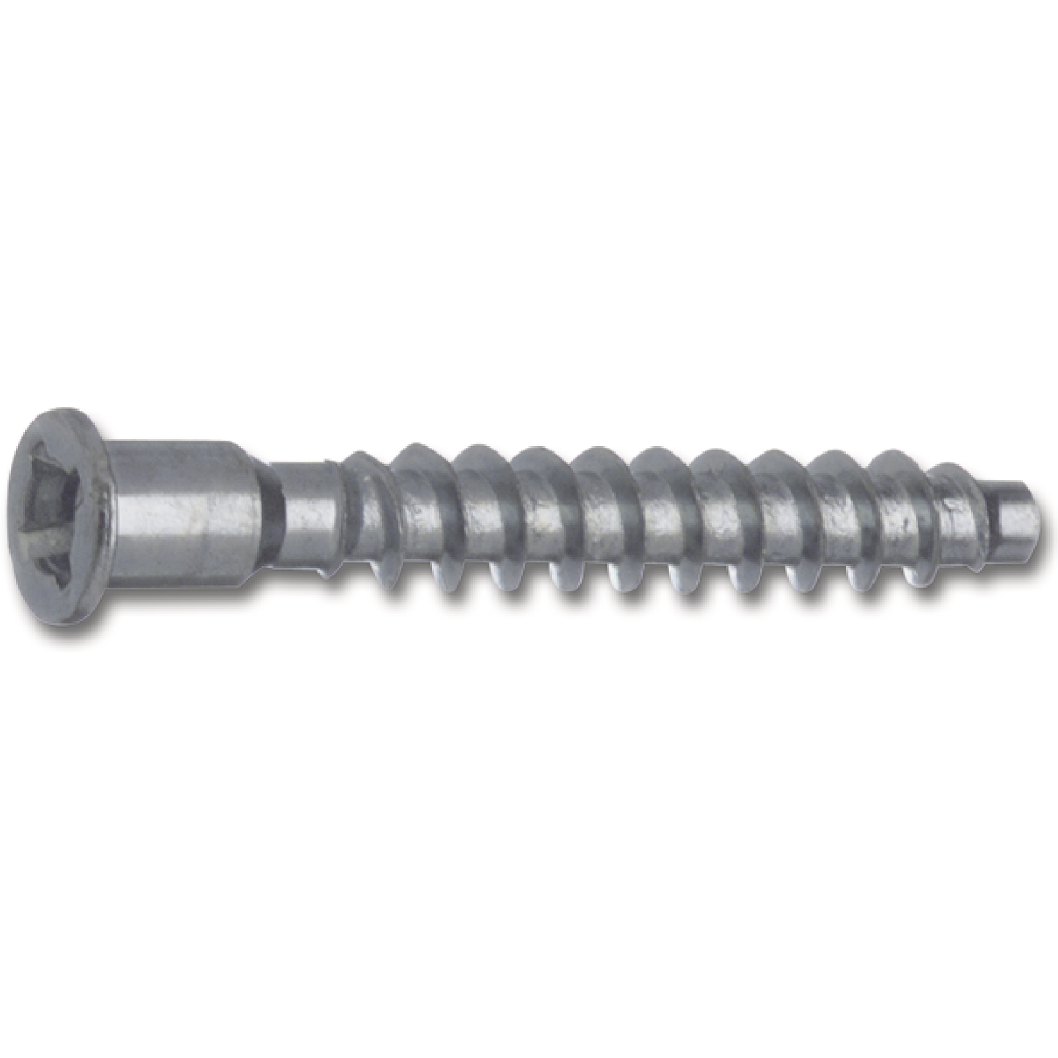 Verbindungsschraube 7x50 mm braun/weiß