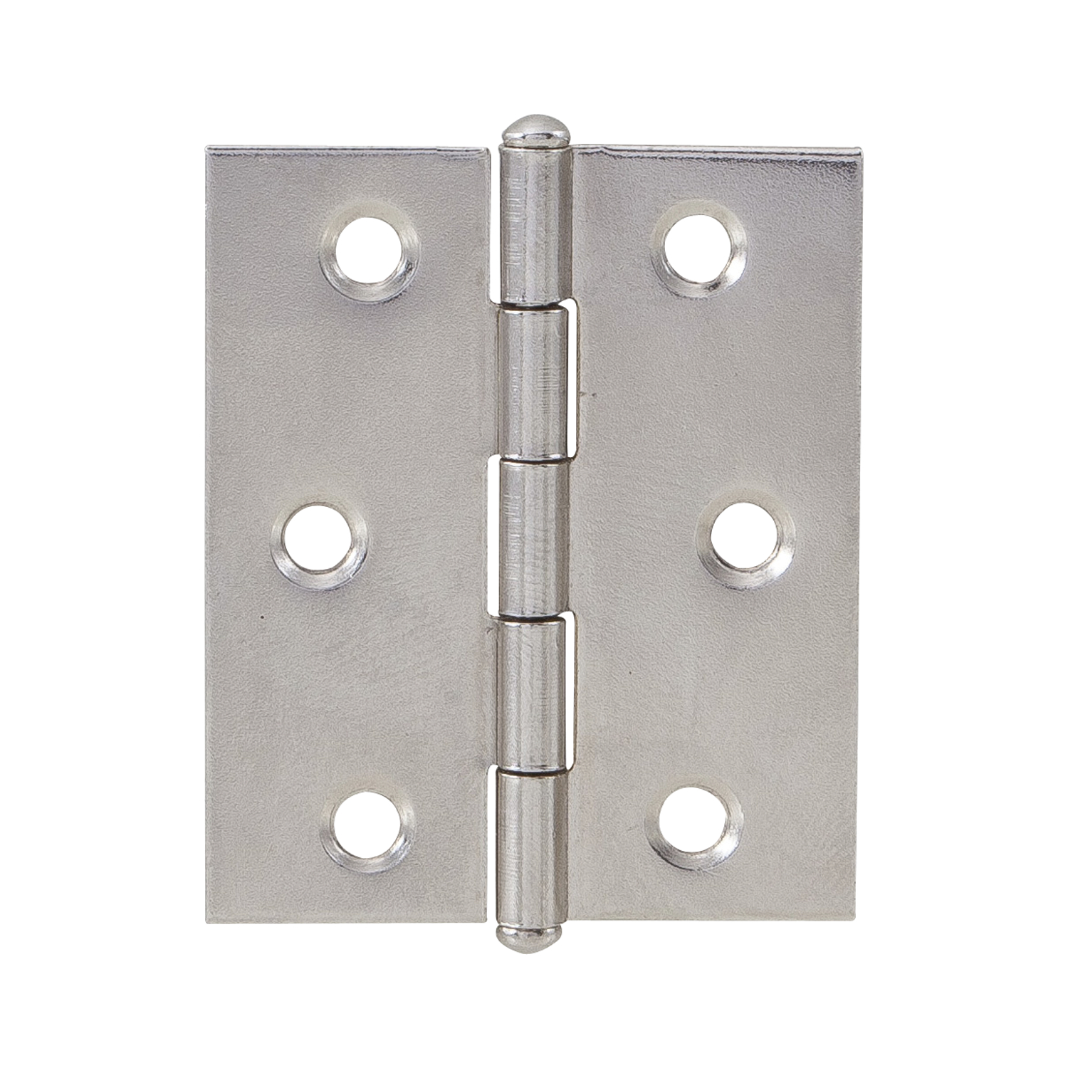 Metalurgia Knopfscharnier - leichte Ausführung 60 x 50 mm, Stahl glanzvernickelt