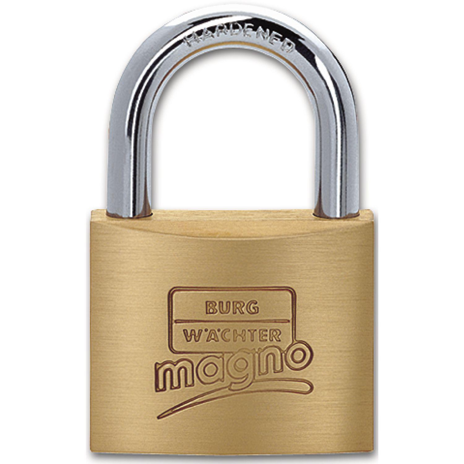 Burg-Wächter Vorhangschloss 400 E Magno gleichsperrend KA1, Bügelhöhe 65mm