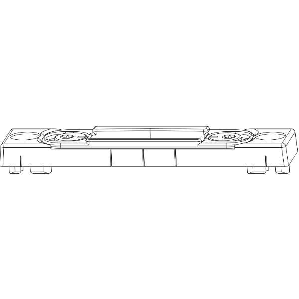 Maco #218605 MACO Fallenschließteil B-TV Stulpflügelgetriebe, Euronut, Holz/PVC, verstellbar