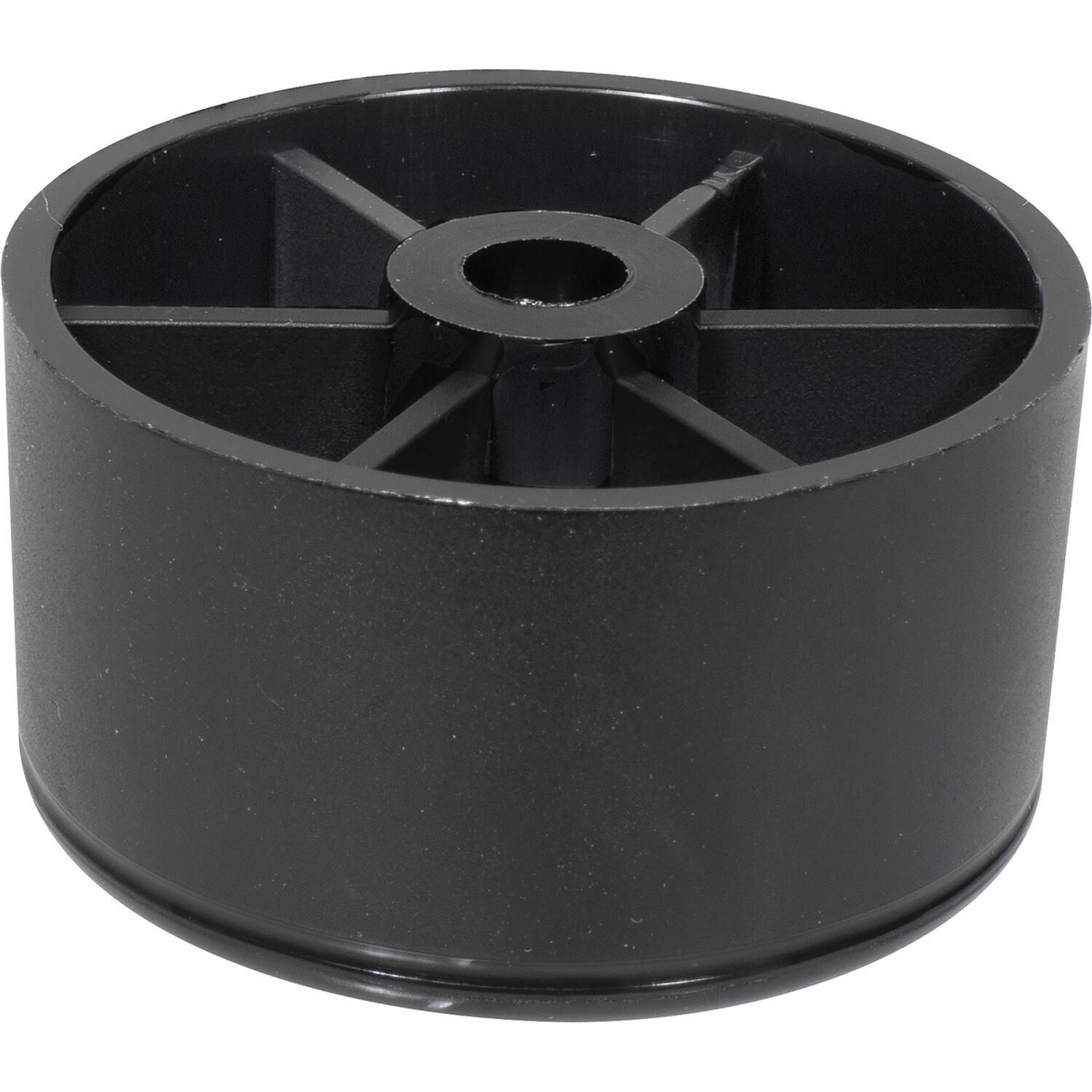 QuickClick Lounge Möbelgleiter, ohne Zapfen, ø 44mm,Höhe 24mm,Kunststoff,schwarz