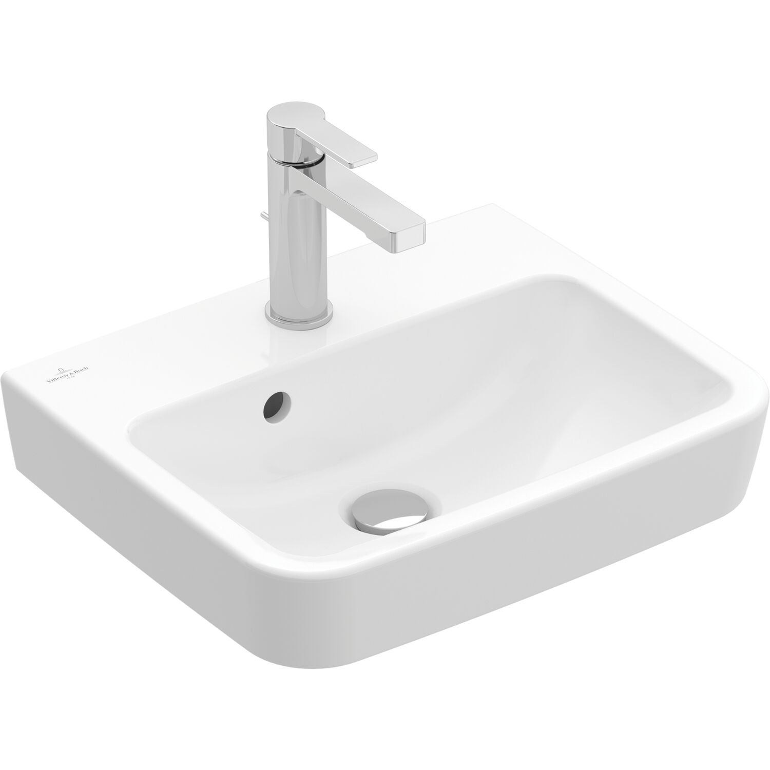 Villeroy & Boch Handwaschbecken O.novo 43444G01 450 mm, Weiß Alpin