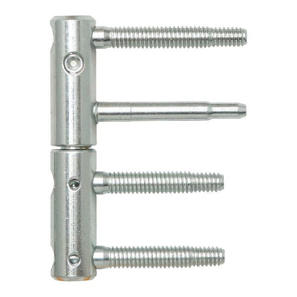 SFS Türband 3-DIM 2-tlg. Bolzen 65 bzw.55mm,Tragkraft 120 kg,ø 20 mm,verzinkt silber