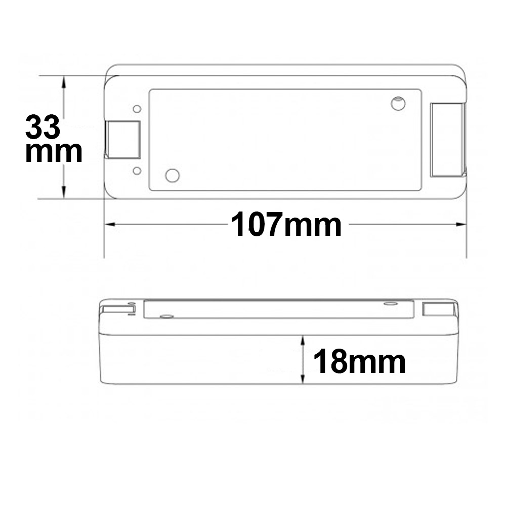ISOLED Sys-Pro Push/Funk Mesh PWM-Dimmer 1 Kanal 5-36V DC 8A