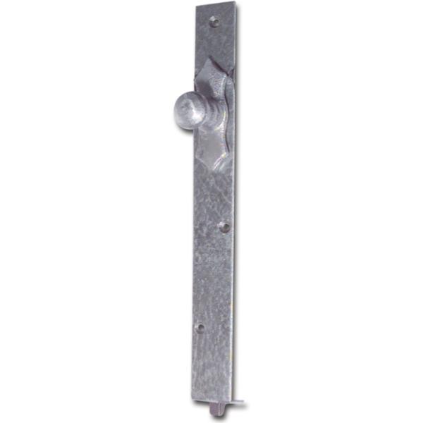 Fensterschienenriegel zum Einlassen, m. Schließblech, 300 mm, Stahl verzinkt
