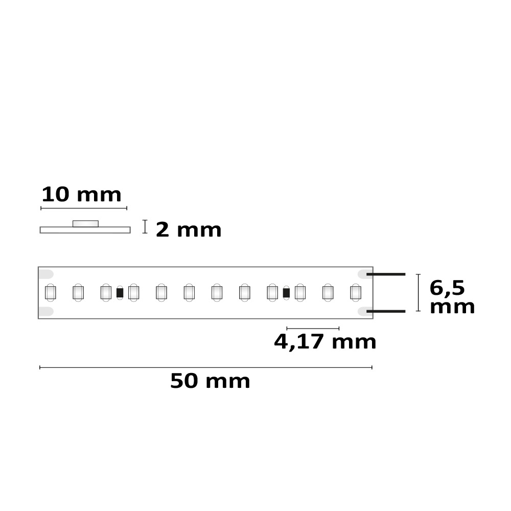 ISOLED LED CRI930 Linear 48V Flexband 13W IP20 3000K 5m Rolle 240 LED/m