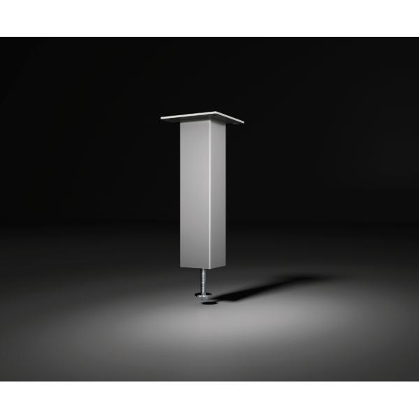 EBB Barkonsole Capri 50x50x230mm gerade Aluminium Schwarz