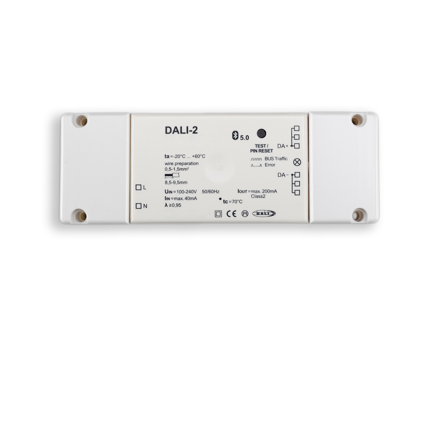 ISOLED DALI-2 Interface Bluetooth 5.0 Master-Controller inkl. App 100-240V AC