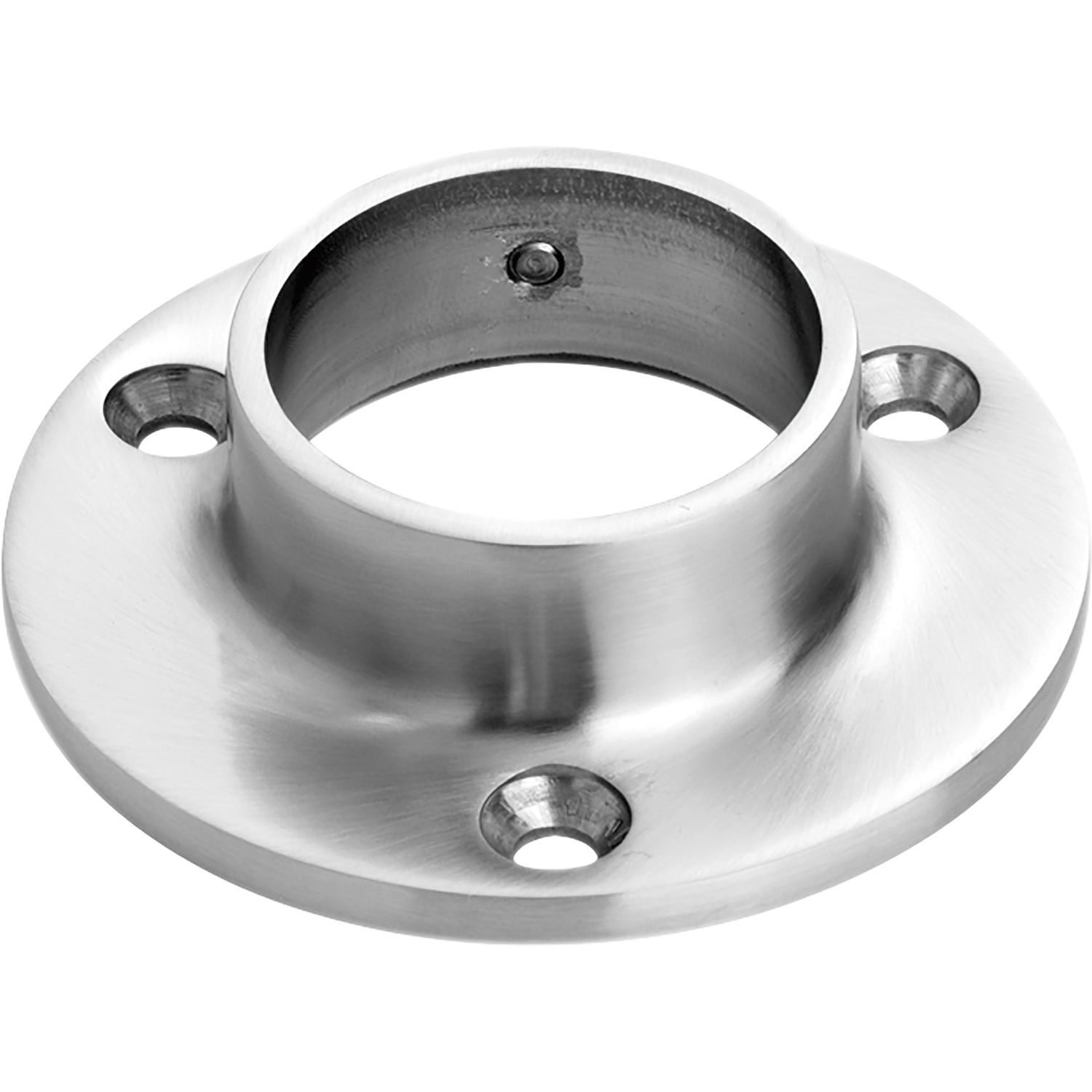 croso Flansch für Rohr ø 33,7 x 2,0 mm, Platten ø 71 mm, Edelstahl V2A