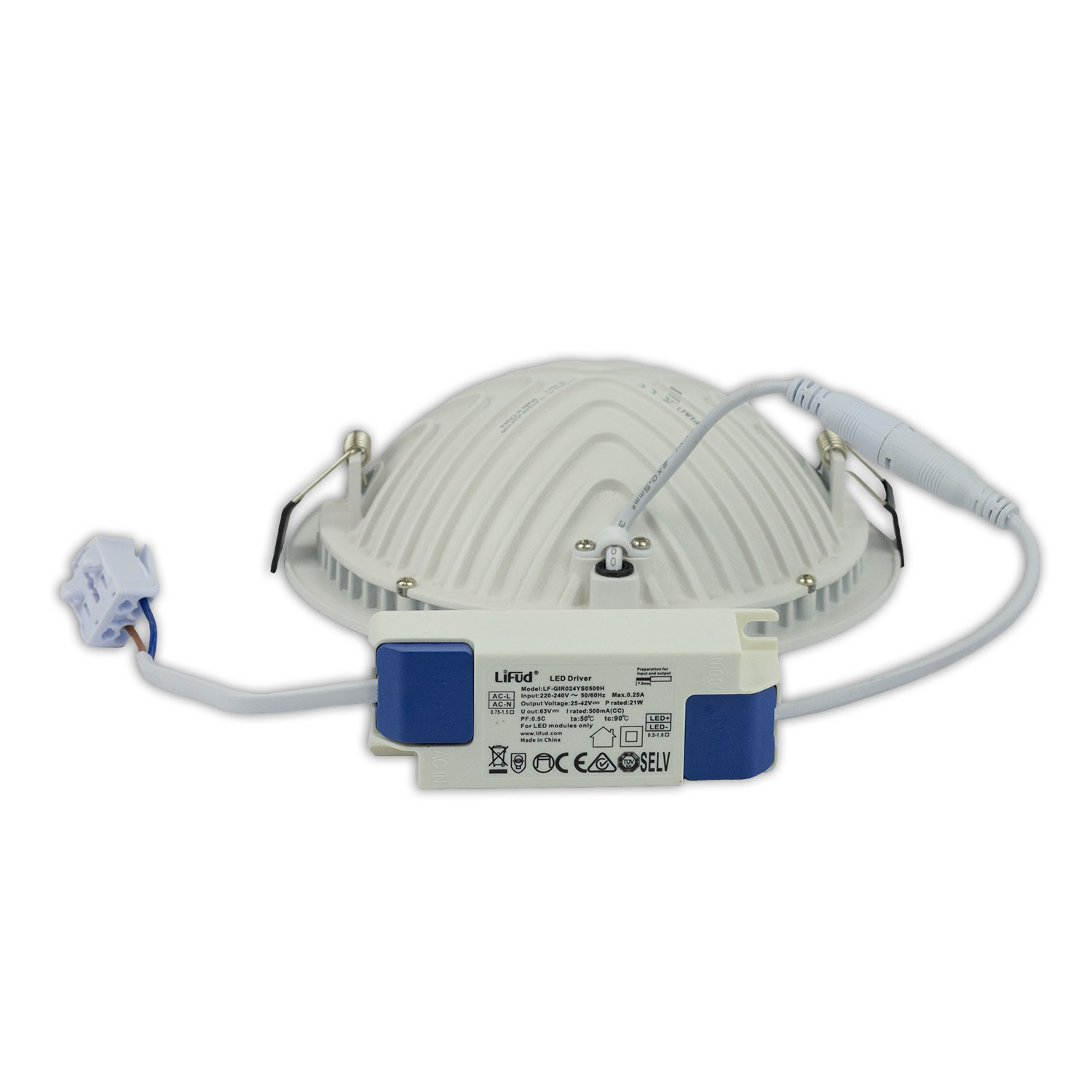 ISOLED LED Downlight LUNA 18W indirektes Licht weiß warmweiß