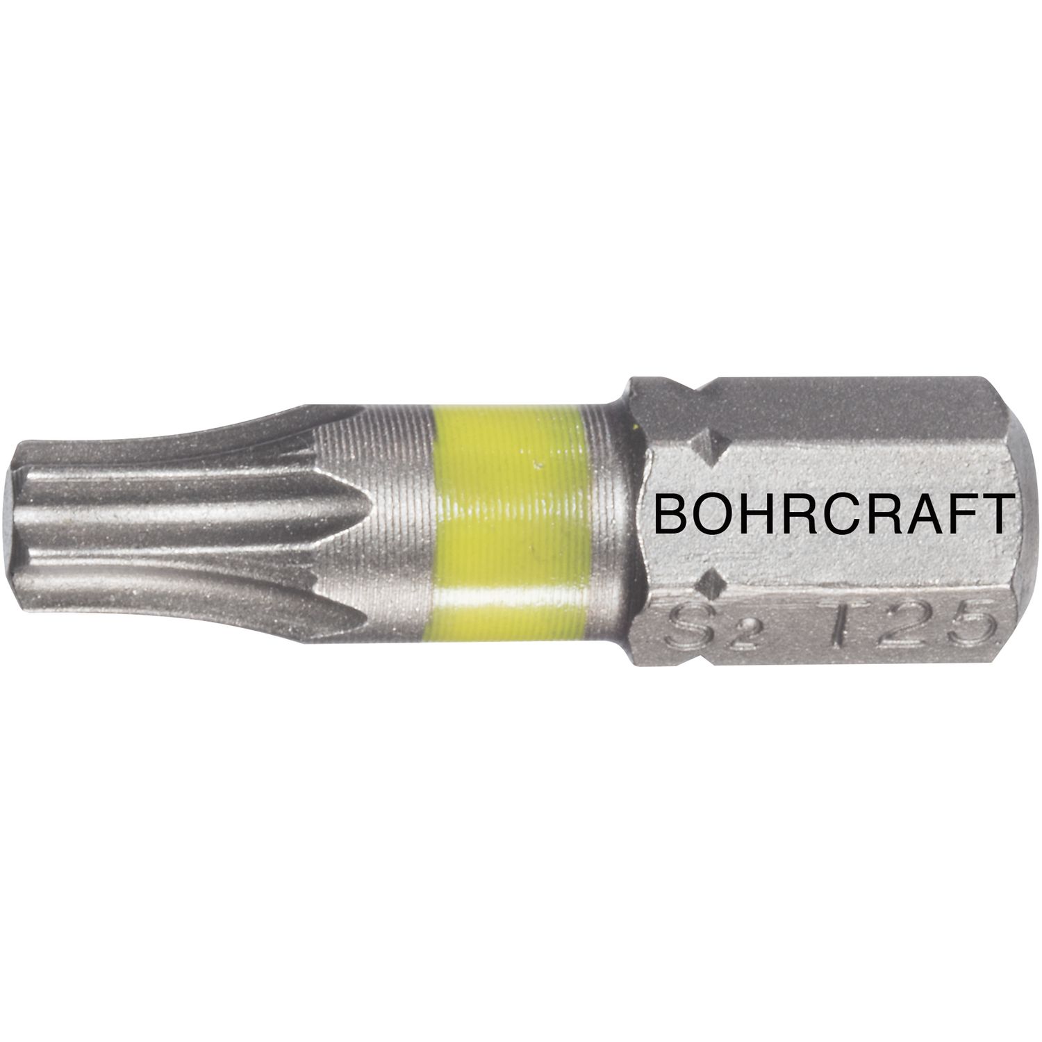 Bohrcraft Bit-Einsatz mit Farbring 1/4"sechskant TX 25/25 mm Torx® (10Stk)