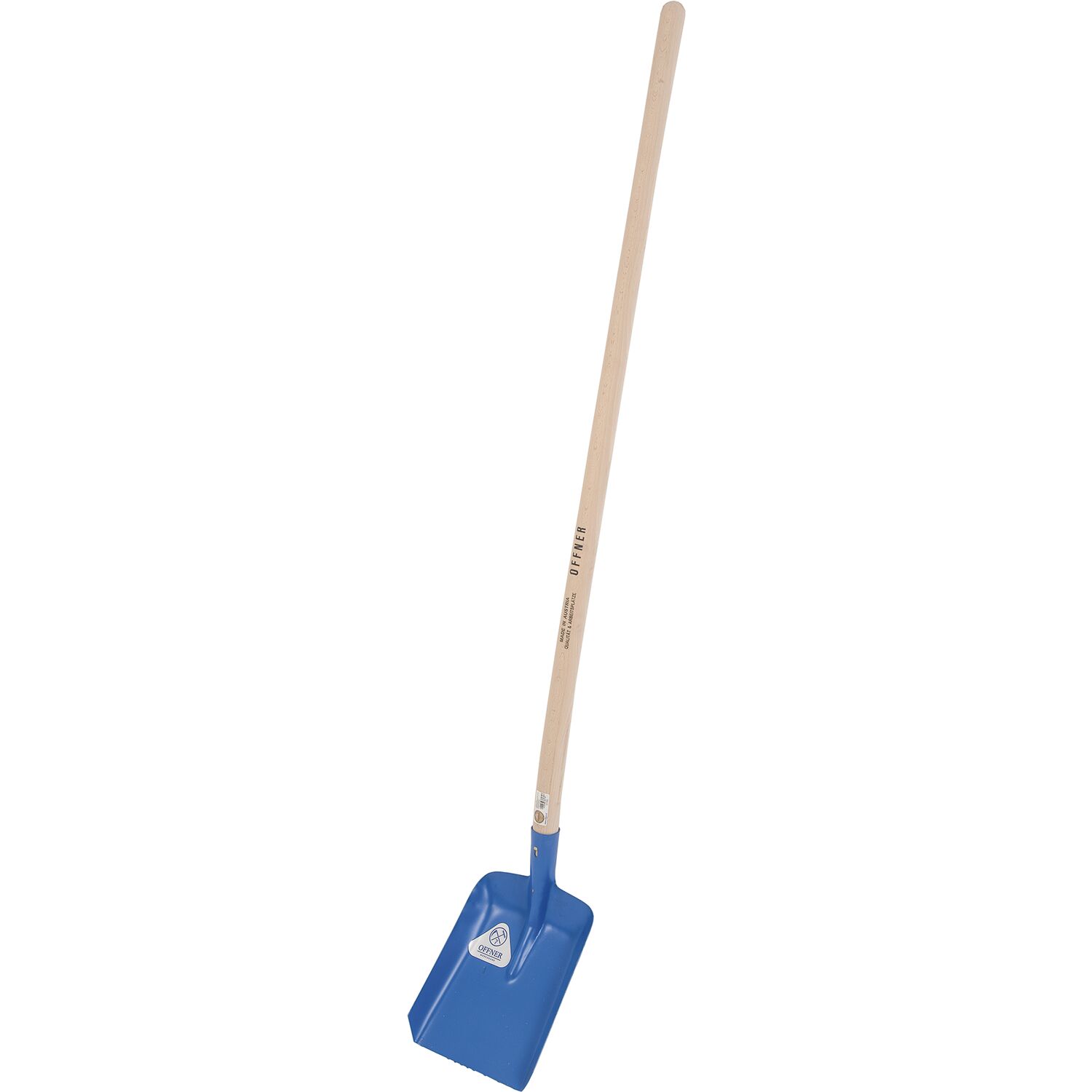 Offner Randschaufel aus Stahlblech mit Stiel Größe 310 x 250 mm