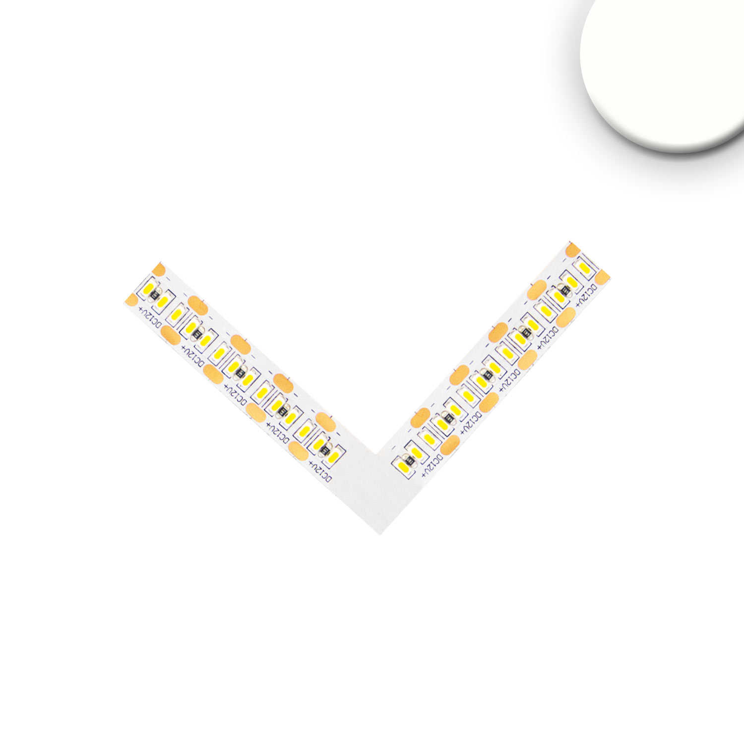 ISOLED Eckverbindung leuchtend 1W für MiniAMP Flexband 12V DC 12W IP20 4000K ISOLED Eckverbindung leuchtend 1W für MiniAMP Flexband 12V DC 12W IP20 4000K