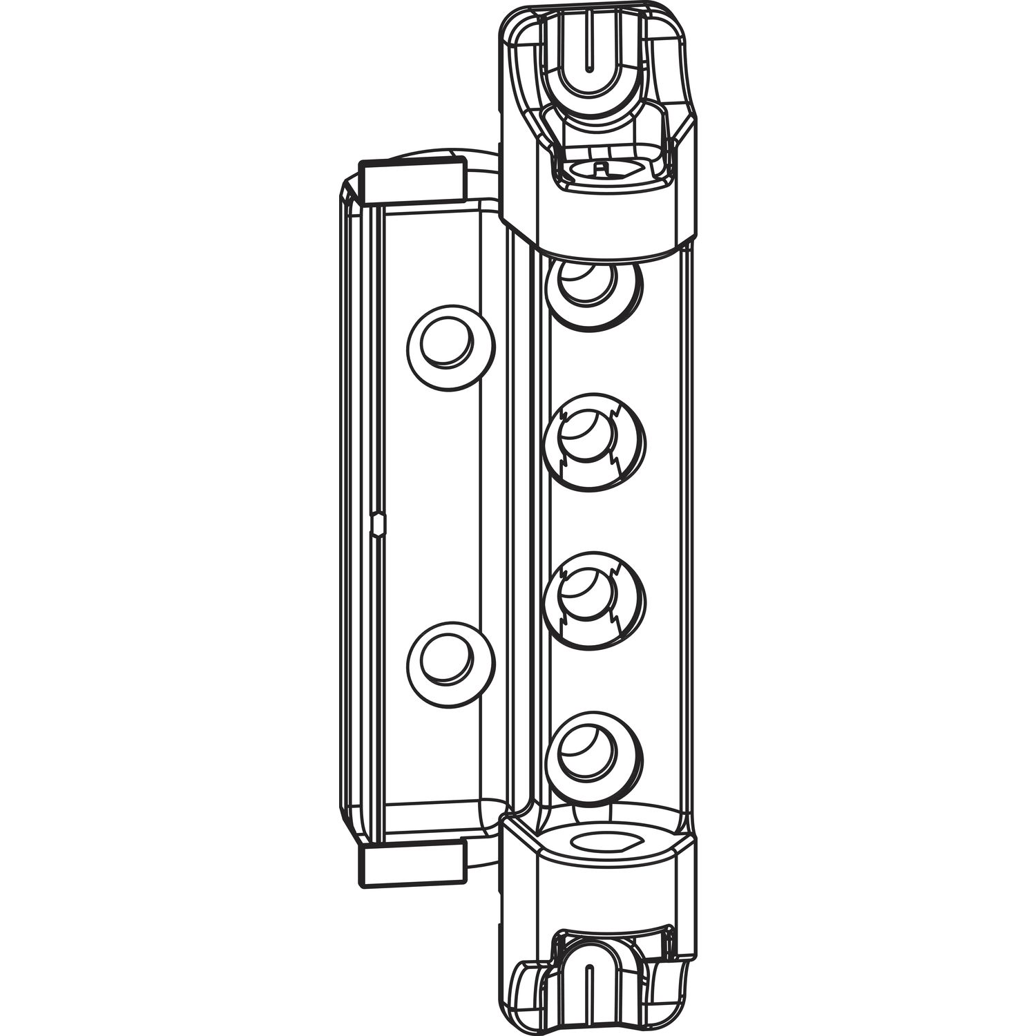 Maco #227471 MACO Scherenlager DT160, 12/20 mm, 160 kg, silber (227471)