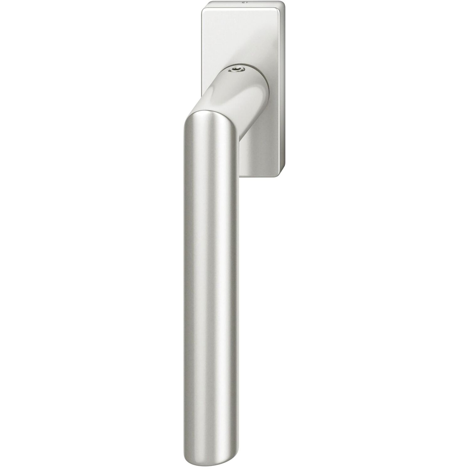 FSB Fenstergriff eckige Rosette Aluminium silber eloxiert