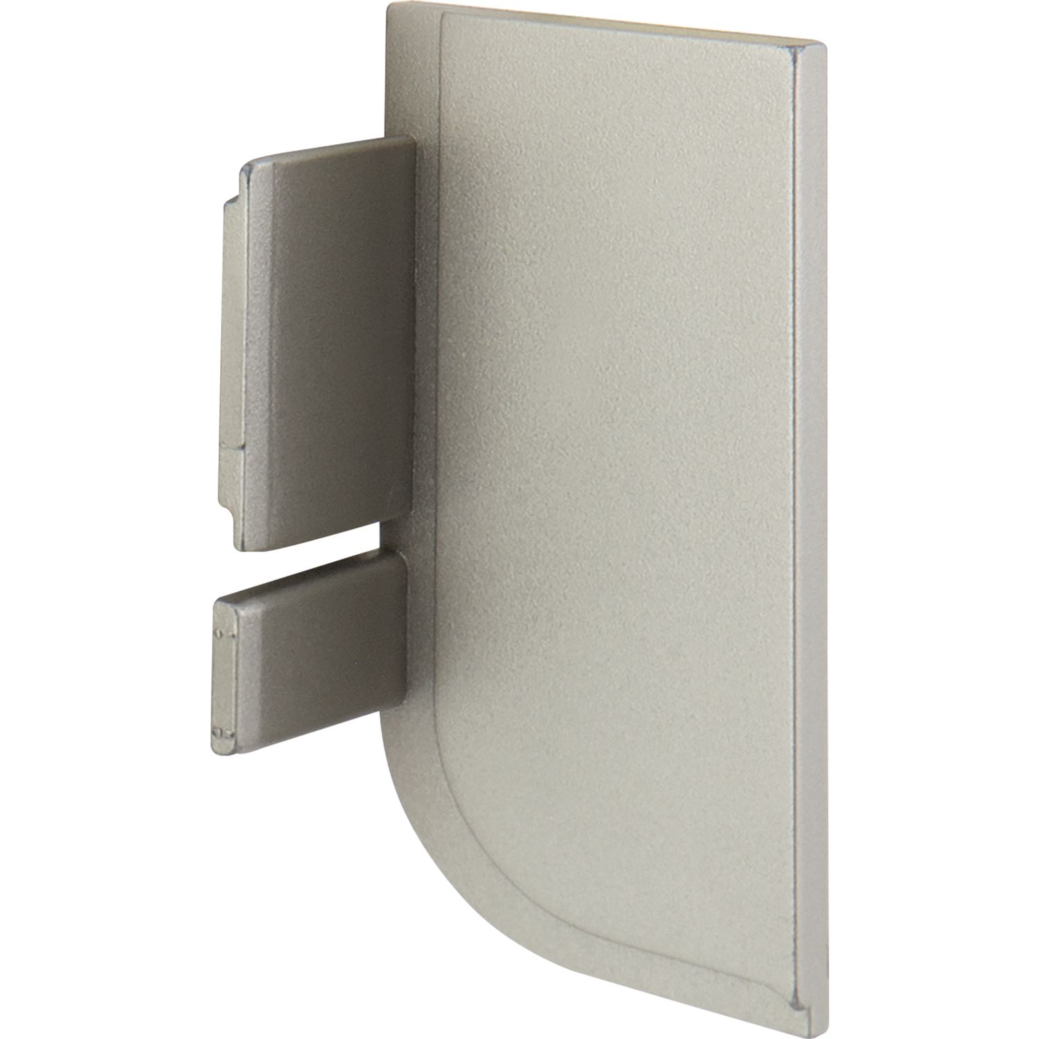 ninka Endkappe Aktor L-Profil rechts, Kunststoff edelstahlfarbig