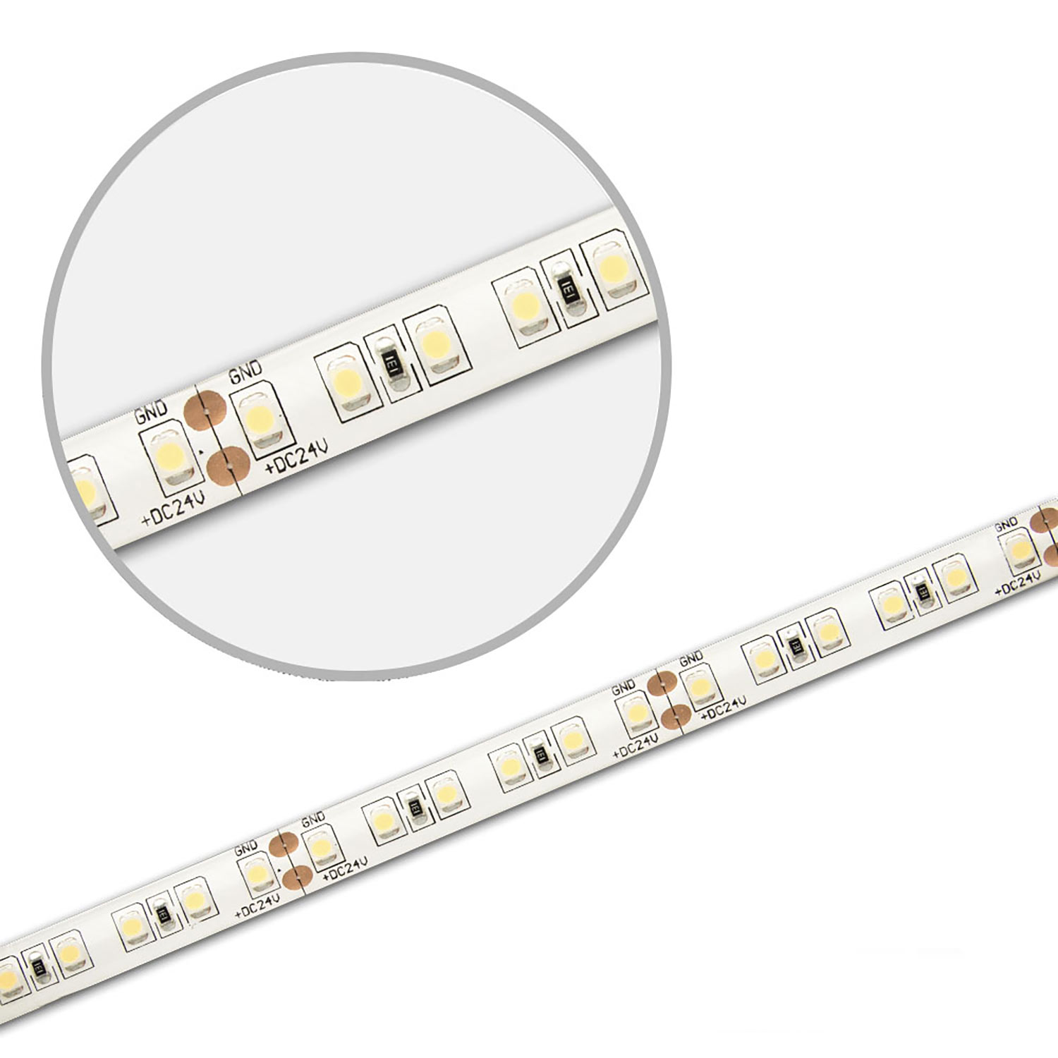 ISOLED LED SIL830 Flexband 24V DC 9,6W IP66 3000K 5m Rolle 120 LED/m