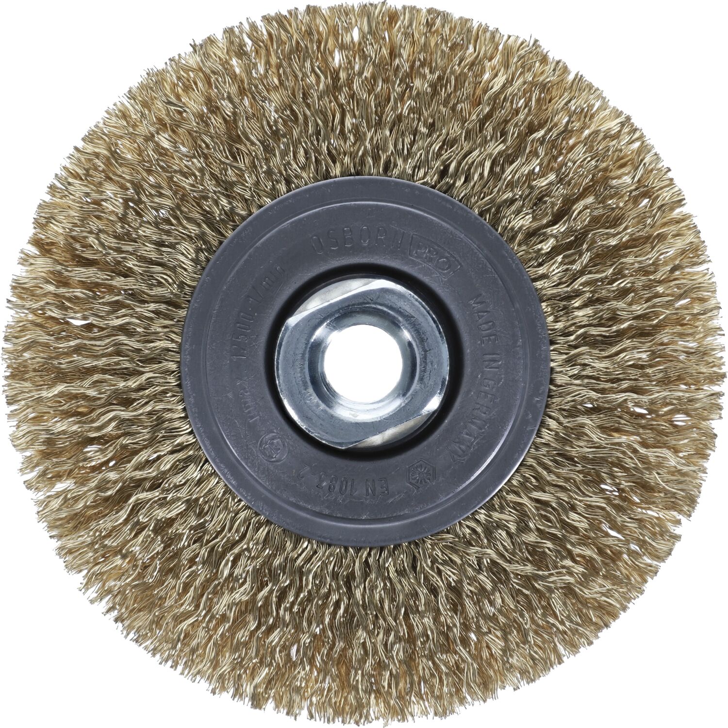 OSBORN Rundbürste mit Gewinde 115 x 12 mm vermessingter Stahldraht M14