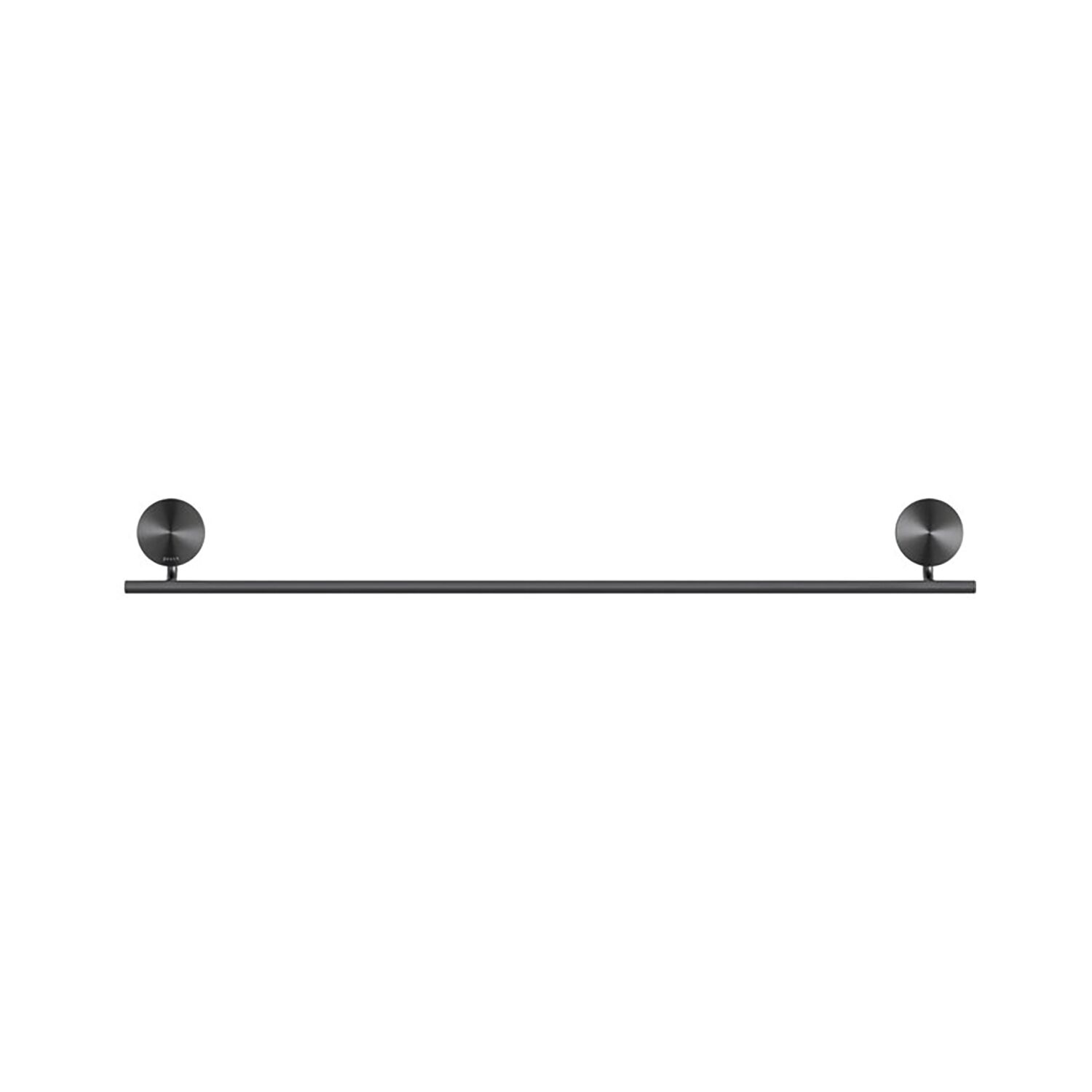 GEESA Handtuchhalter 600 mm Opal Metallfinish Schwarz gebürstet