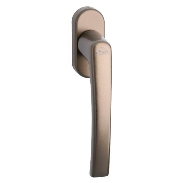 Roto Fenstergriff ROTOLINE Vierkant 7x30mm Aluminium mittelbronze eloxiert