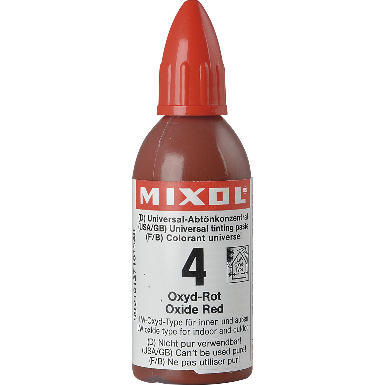 MIXOL Abtönkonzentrat Nr. 4 Oxyd-rot 20ml