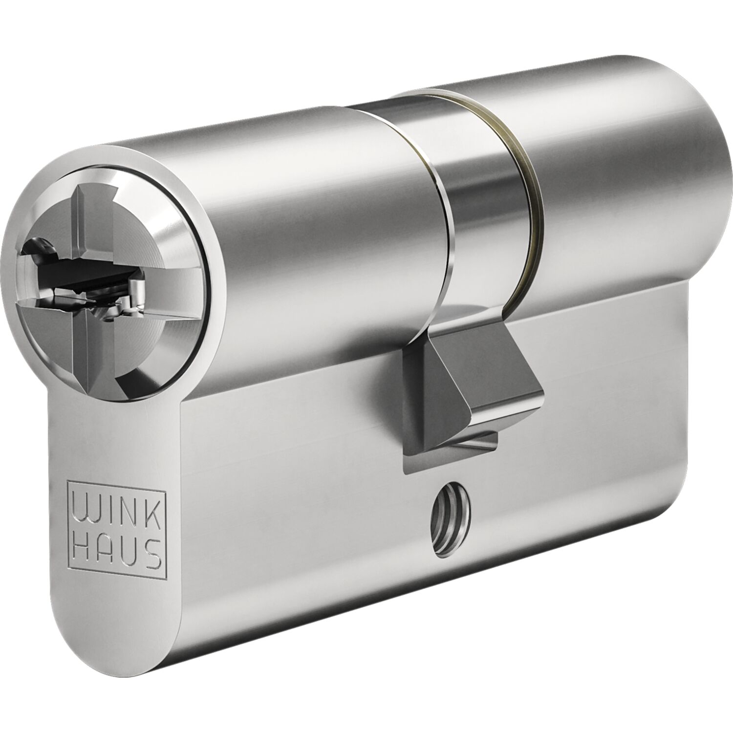 Winkhaus Einbaudoppelzylinder keyTec N-Tra 35/85 mm verschiedensperrend