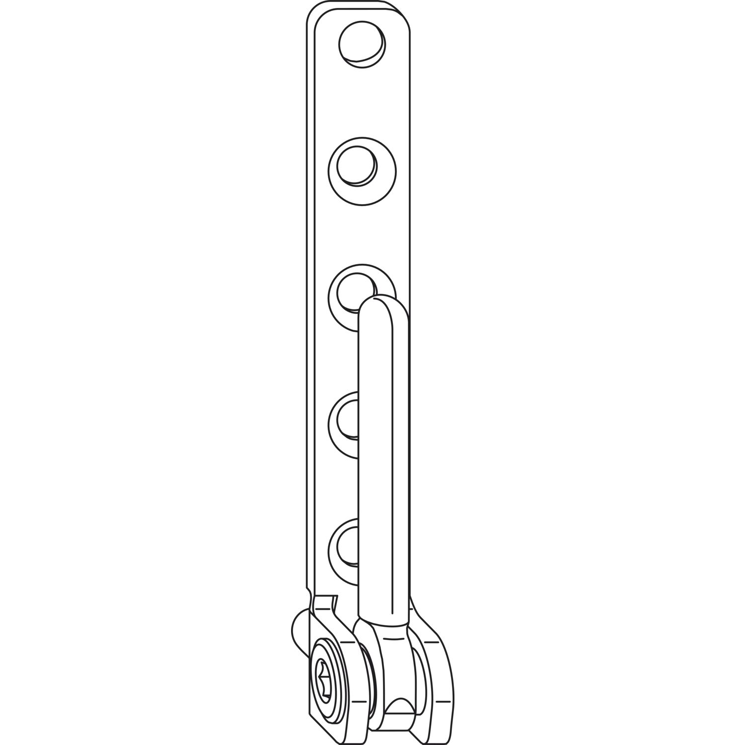 Winkhaus WINKHAUS Ecklager EL.K.6-3-16.WS, symmetrisch, 100 kg, weiß
