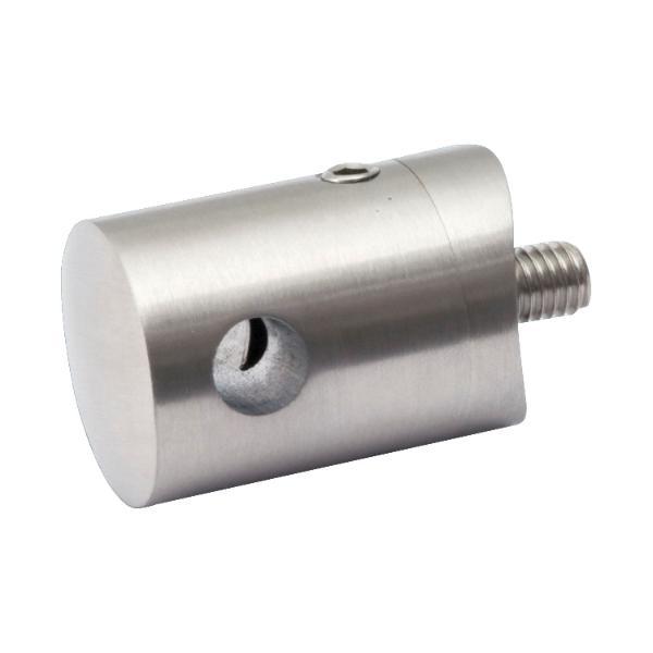 croso Traversenhalter für 4 mm Draht, für Rohr ø 42,4 mm, Edelstahl V4A