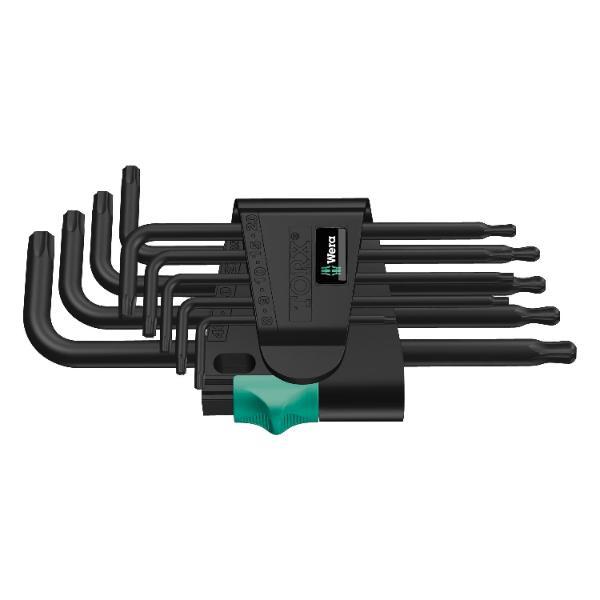 Wera Torx®-Stiftschlüssel-Satz 967/9 TX1 mit Kugelkopf TX 8-40 9-teilig