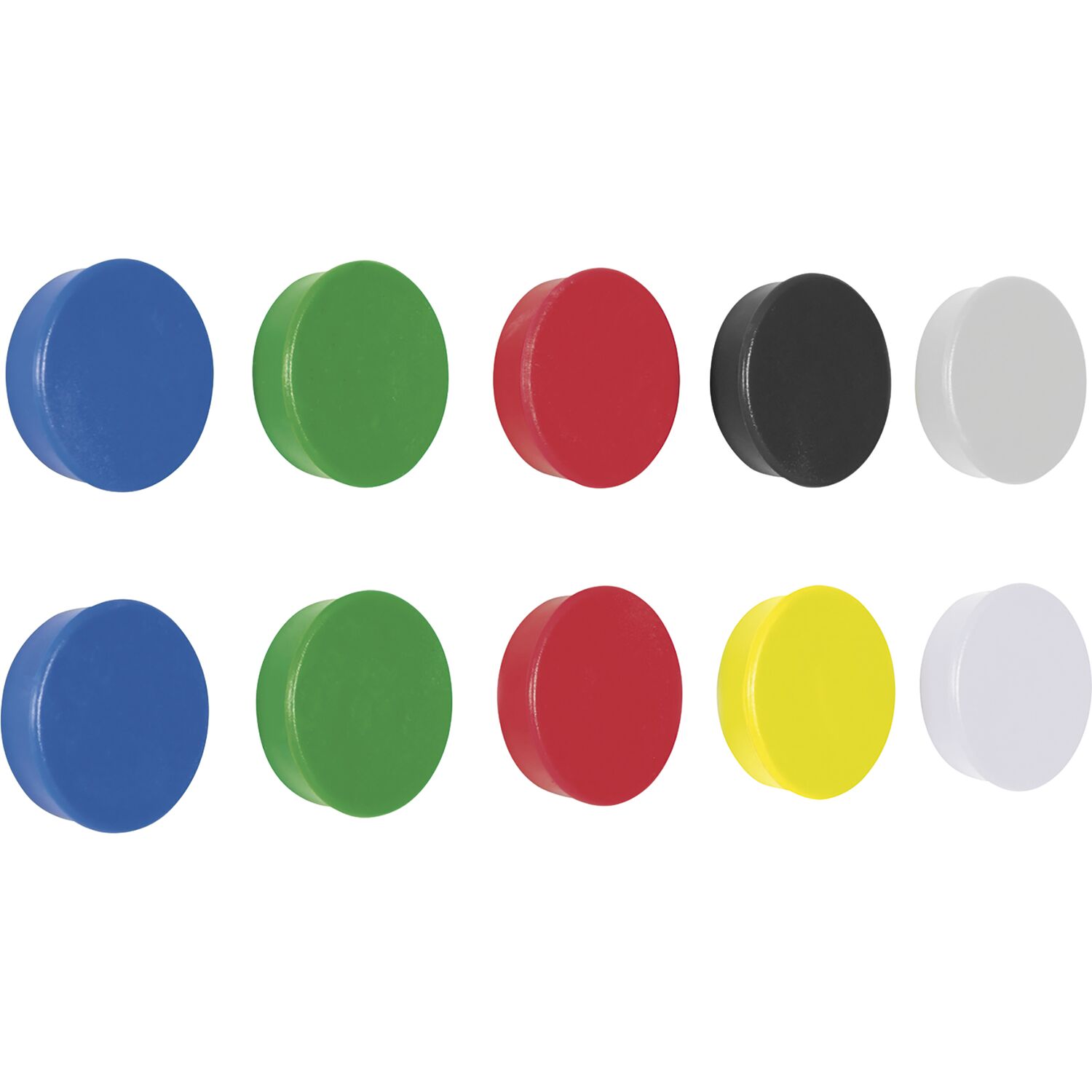 Franken Haftmagnete D32mm Set bunt sortiert (10 Stück) Franken Haftmagnete D32mm Set bunt sortiert (10 Stück)