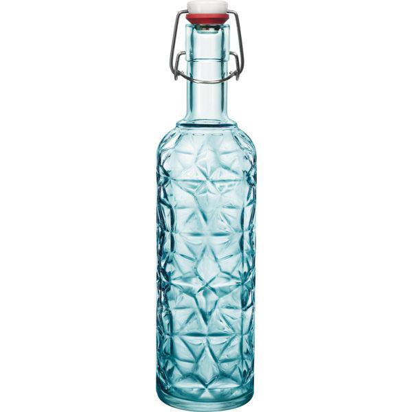 Bormioli Rocco Oriente Flasche 1 Liter Höhe: 350 mm blau