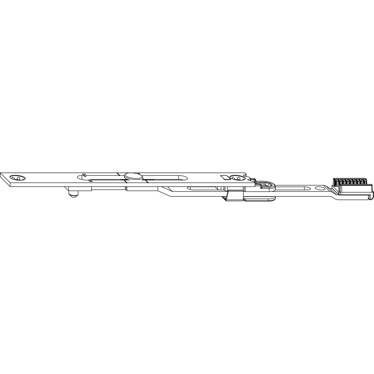 Maco #206630 MACO MM Stulpverlängerung verlängerbar ohne Zapfen L=140 mm silber (206630)