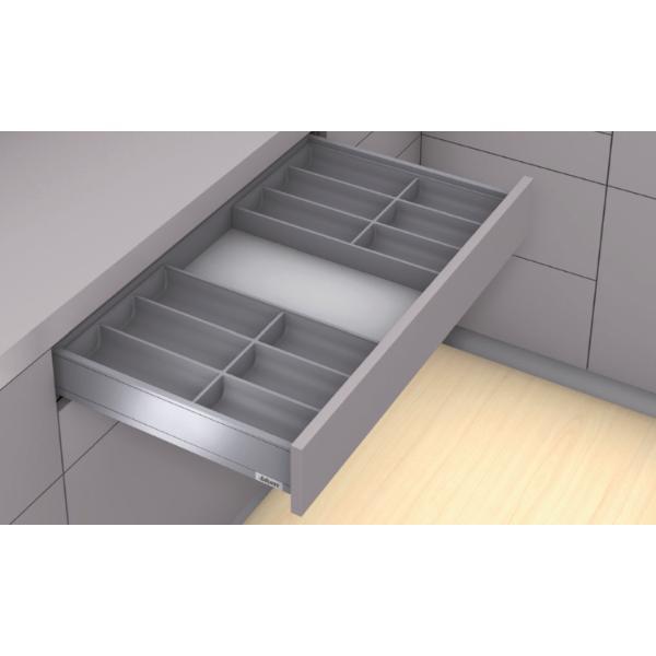 blum AMBIA-LINE Schubkastenrahmen schmal, NL650mm, Stahl Oriongrau matt