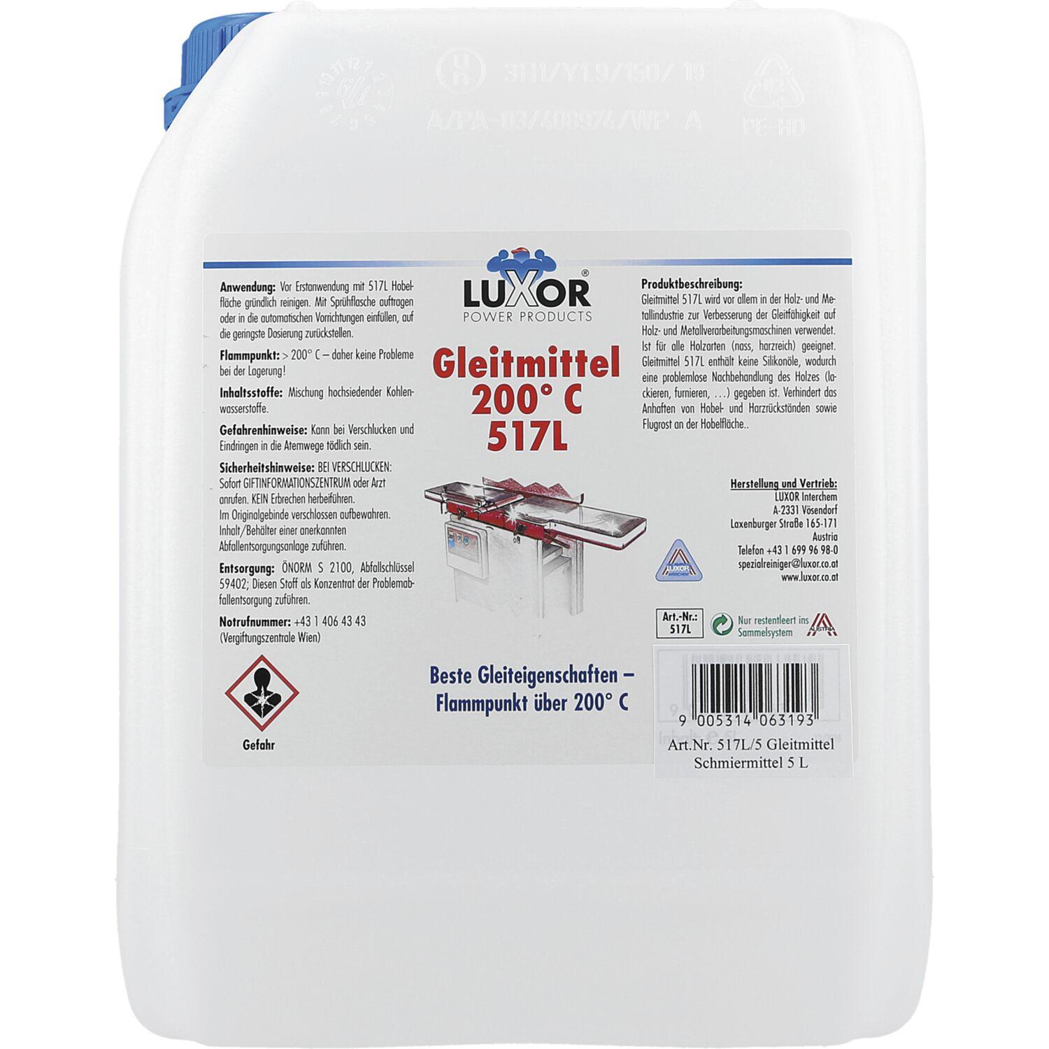 Luxor Gleitmittel 517L flüssig 5 Liter