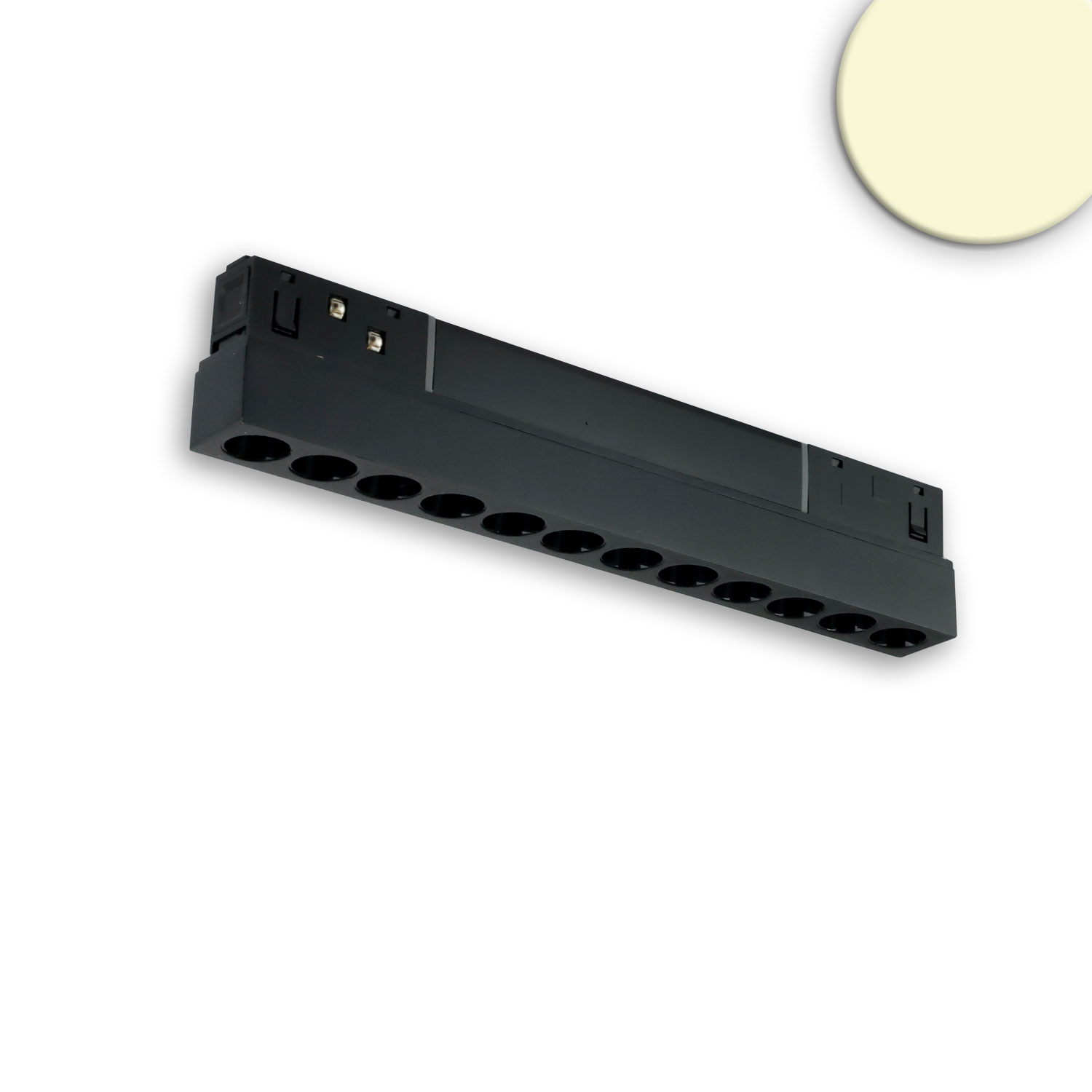 ISOLED Track48 Rasterleuchte 22cm schwarz 12W 36° UGR
