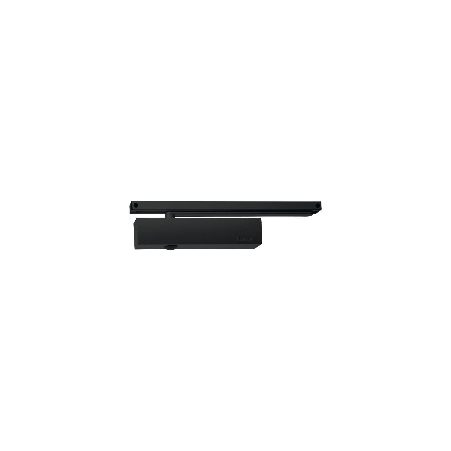 GEZE Türschließer TS 5000, 1-flg. Gleitschiene, schwarz matt RAL 9005