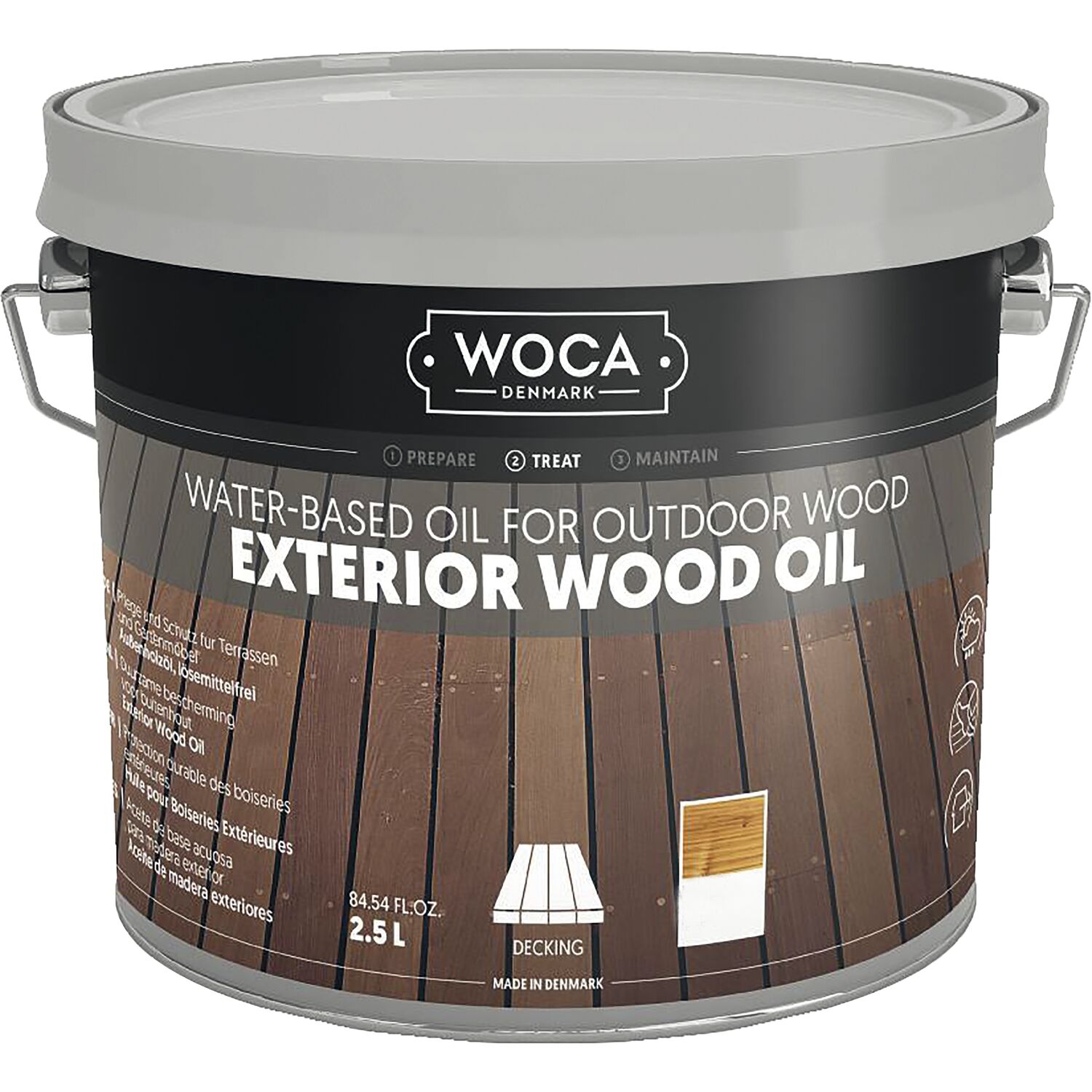 Woca Exterior Öl, Bangkirai 2,5 Liter