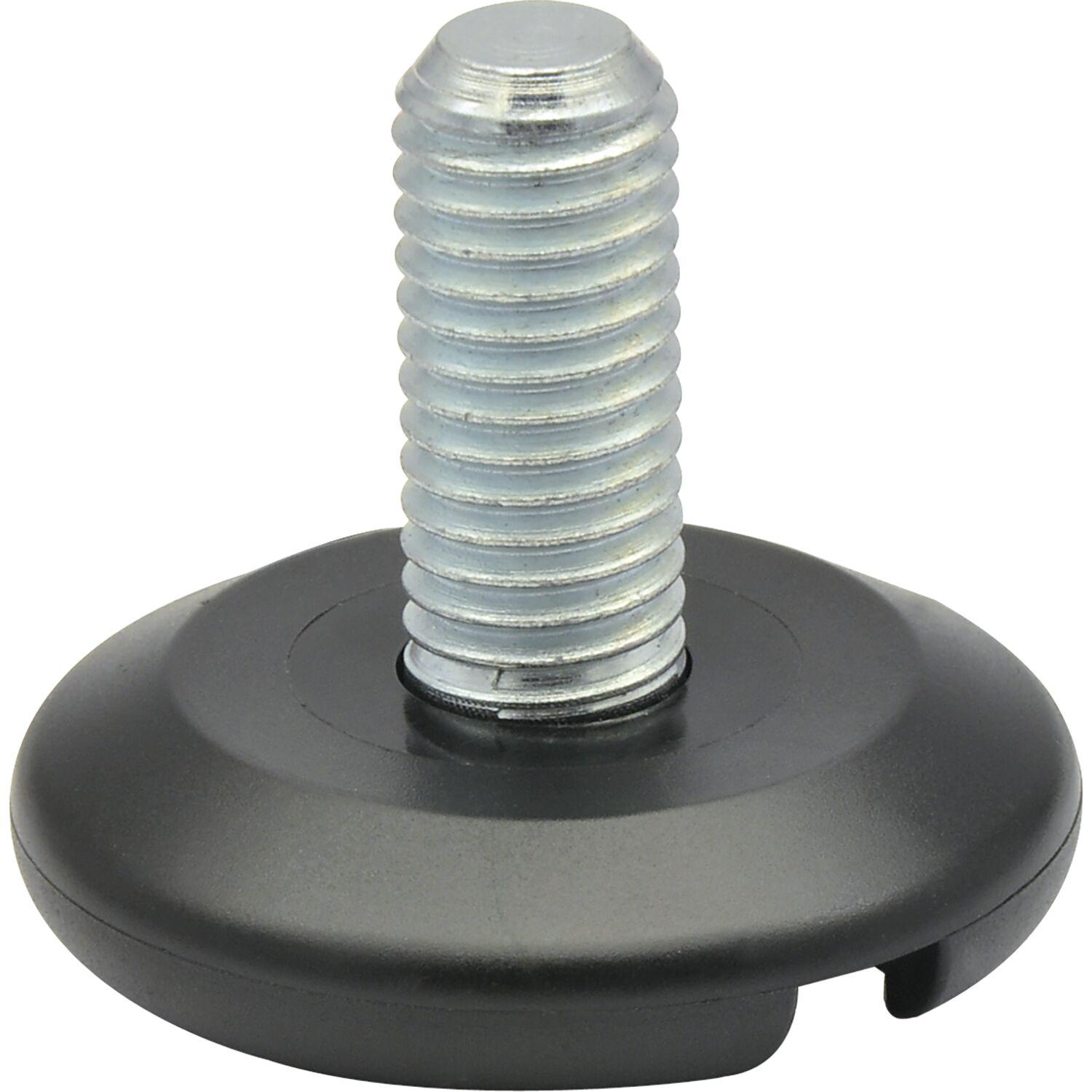 QuickClick Höhenverstellschraube Ultrasoft-Einsatz, ø37mm, M10x25mm, schwarz
